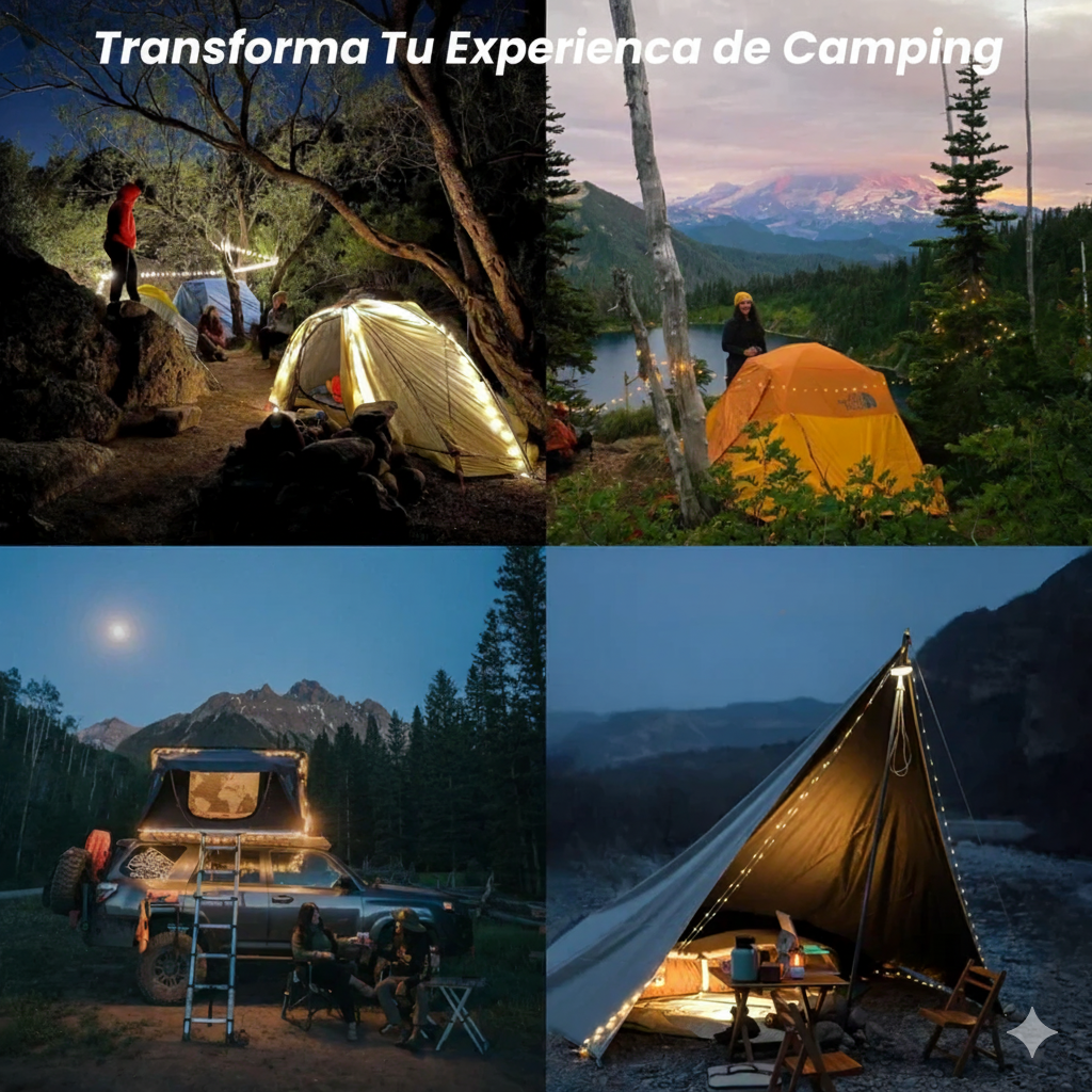 LumiMate™ - Luz y Energía Portátil 4-en-1 para camping